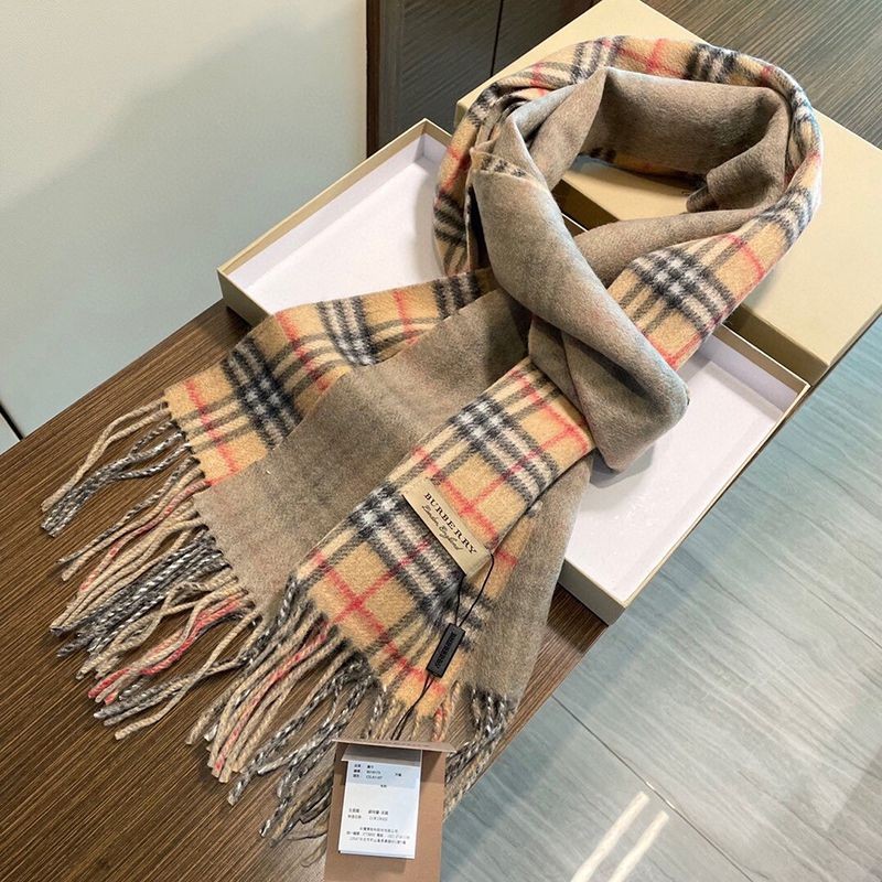 Classic Burberry Replica Reversible Check Cashmere Scarf Bab25216