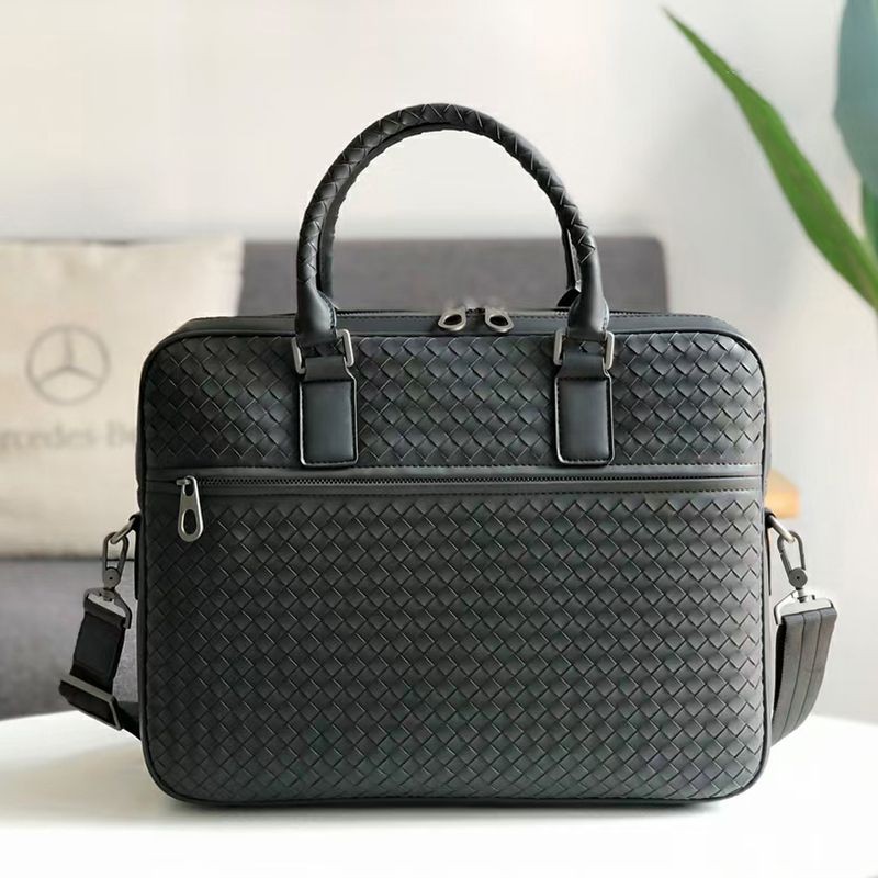 Tracked shipping Bottega Veneta Classic Intrecciato Replica Briefcase 2way bop49258