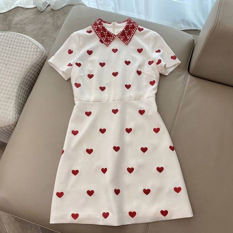 Super rare! Cute Dior Oblique Fleece Short Dress dez87502