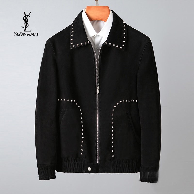 Standard domestic delivery ★ Saint Laurent copy ★ Teddy men's bomber jacket? 354718Y10W Standard domestic delivery ★ Saint Laurent copy ★ Teddy men's bomber jacket? 354718Y10W