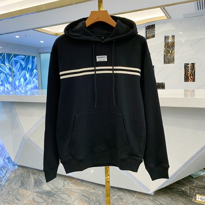 Extremely rare! Jil Sander hoodie replica, logo embroidered sweatshirt hoodie, 2 colors, Jib27233 Extremely rare! Jil Sander hoodie replica, logo embroidered sweatshirt hoodie, 2 colors, Jib27233