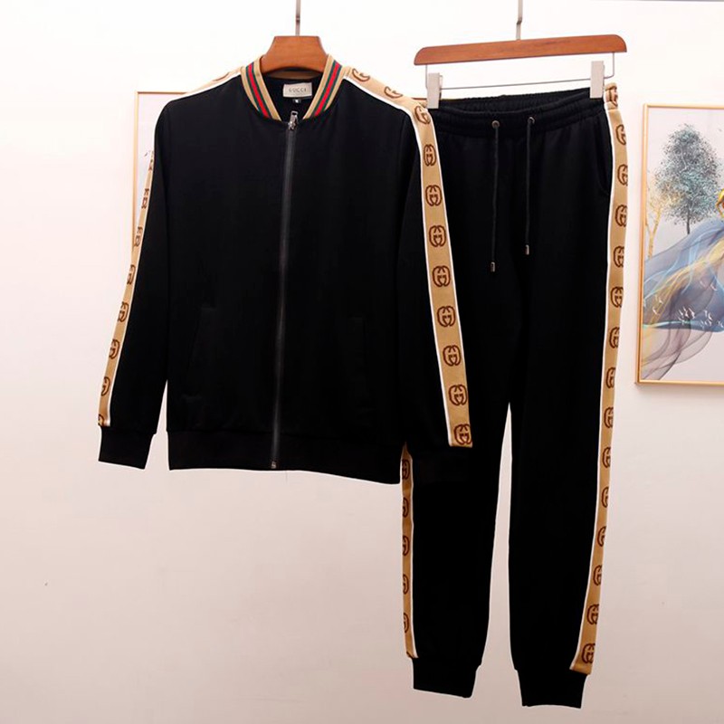 Cute Gucci Jersey Replica [Top and Bottom Set] GG Jacquard Cotton guo86433