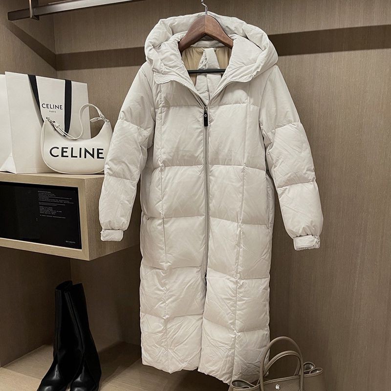 ★Popular in Japan! Max Mara fake long down jacket in white mai15846 ★Popular in Japan! Max Mara fake long down jacket in white mai15846