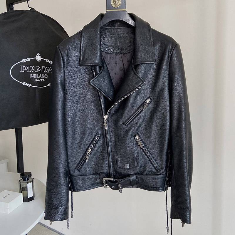 Most popular CHROME HEARTS JJ DEAN leather jacket replica Kuy25971