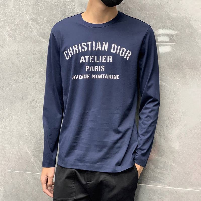 Love at first sight? New Dior oversized sweatshirt in blue, fake deo81683