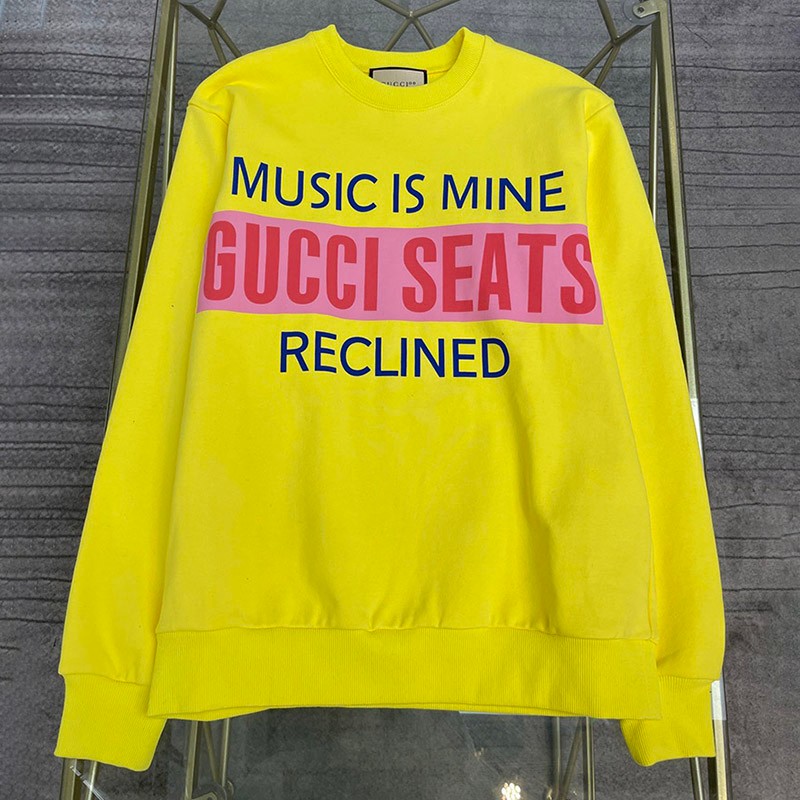 Very popular! Gucci 100th anniversary replica cotton sweatshirt guy12304