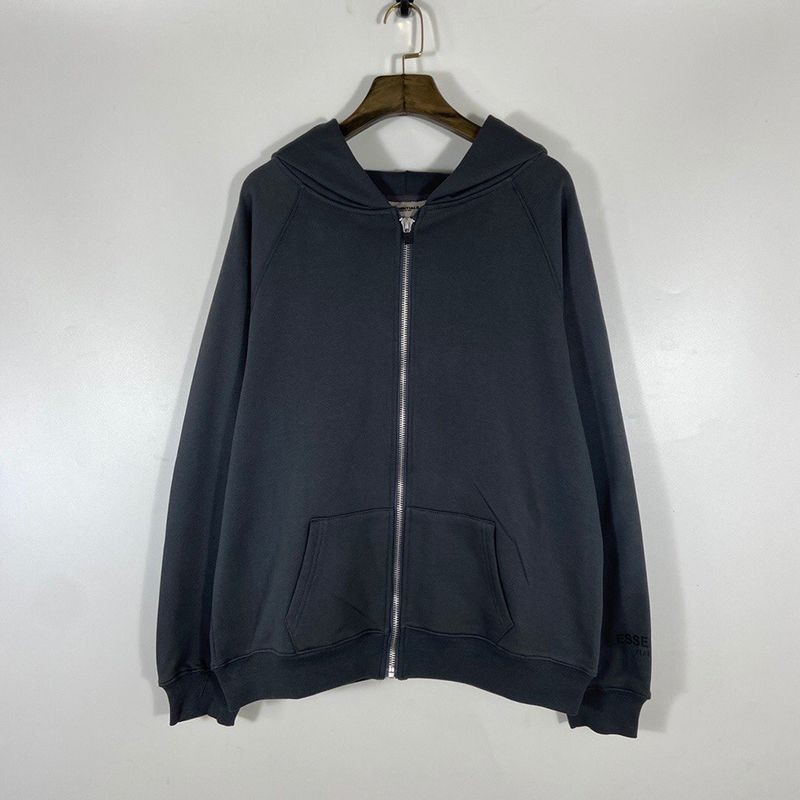 Popular Fear of God Replica Essentials Hoodie Black fix82845