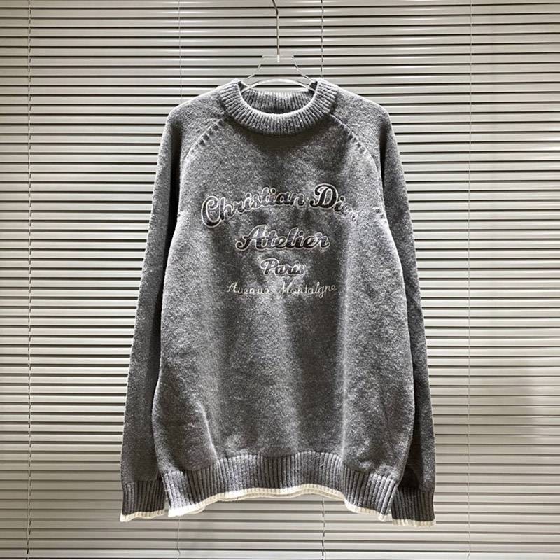 Hard to find [Dior] 21/22aw new reversible crew neck sweater deh50010