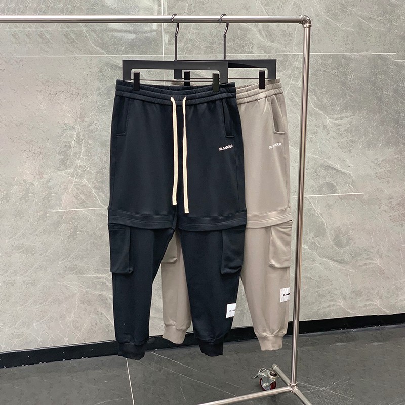 Sure to sell out! Fake Jil Sander pants Monogram★Cotton sweatpants in 2 colors Jiu83032