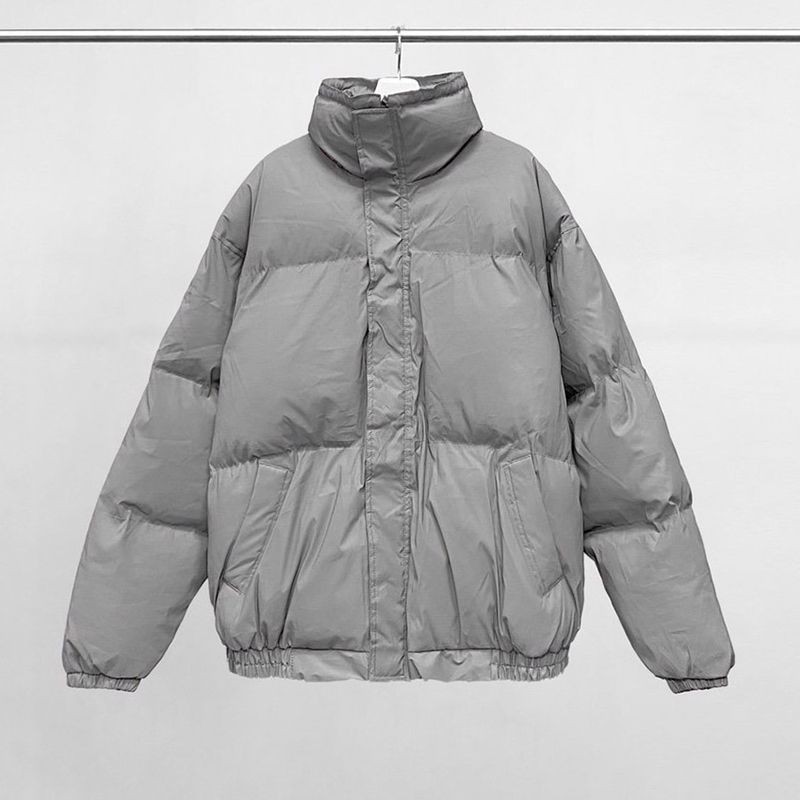 ★Japan!! Popular! Fear of God Essentials Down Jacket Copy Gray fie44410
