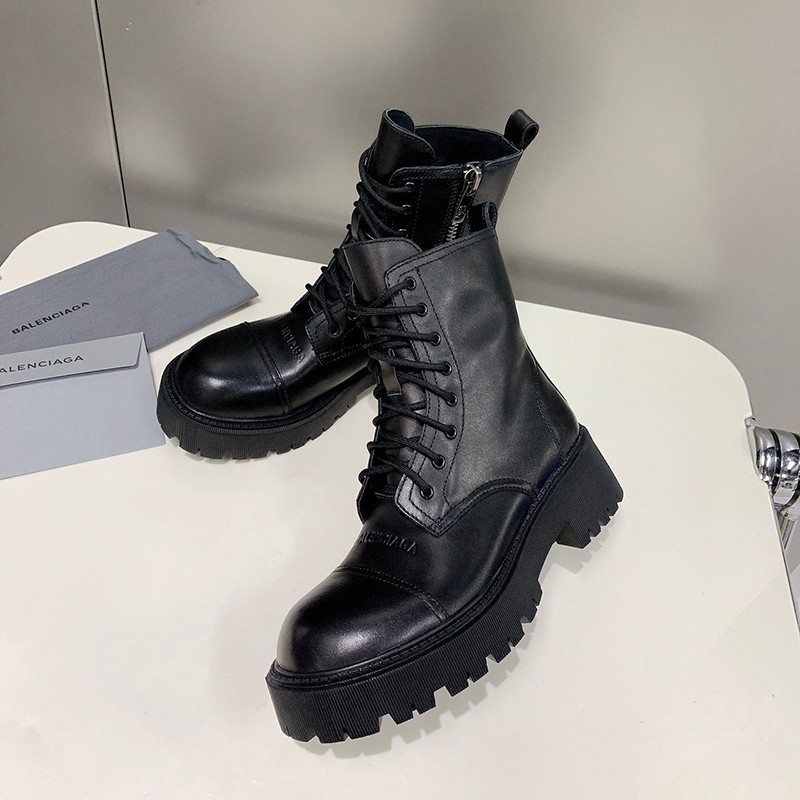 ●Free shipping●Balenciaga leather shoes replica●TRACTOR 65MM lace-up derby bah92312