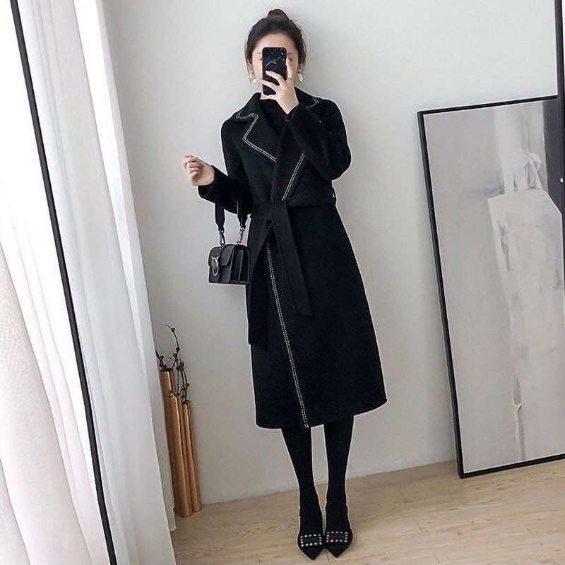 Tracked shipping Max Mara Manuela Icon Coat Replica Black mat93113 Tracked shipping Max Mara Manuela Icon Coat Replica Black mat93113