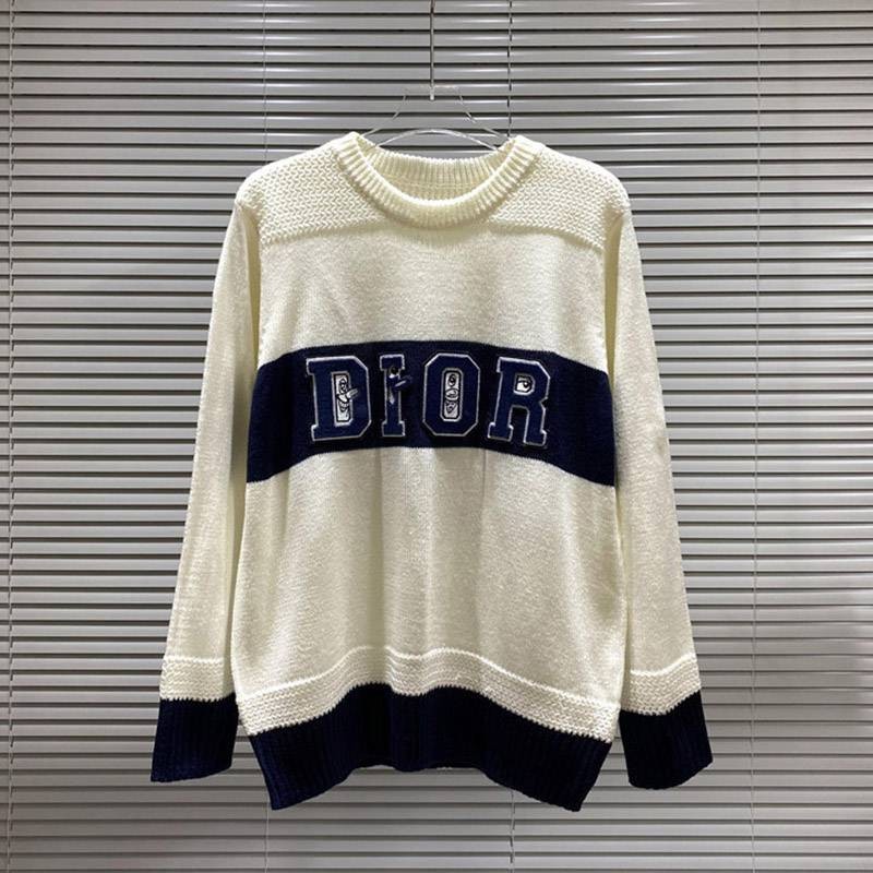Extremely rare! [Dior] 21/22aw new reversible crew neck sweater ded44900