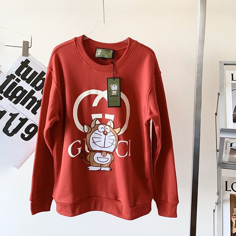 Very popular! Gucci x Doraemon copy cotton sweatshirt guw43592