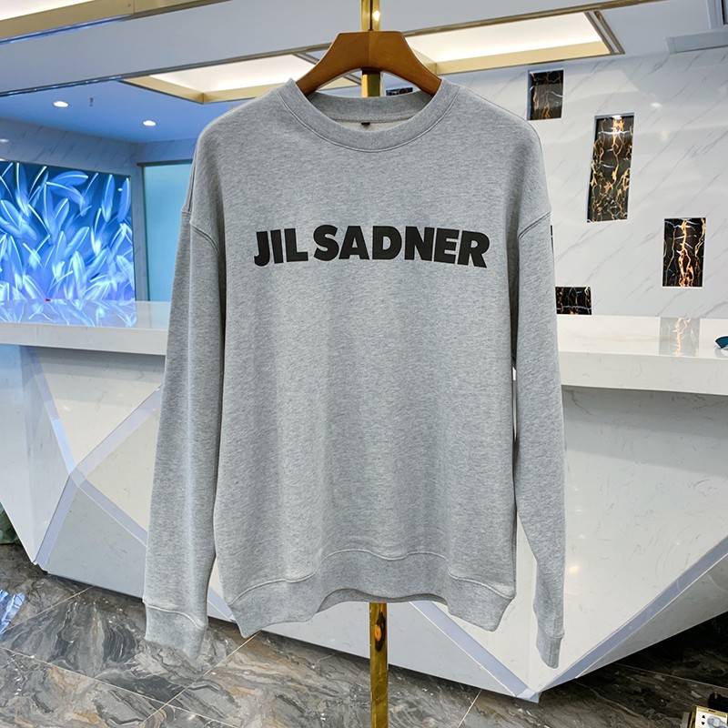 [Not available in Japan] Jil Sander Hoodie Replica Logo Embroidered Sweat Hoodie Jir41169