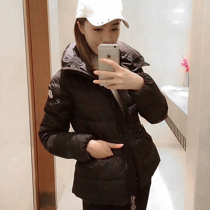 Hard to find Moncler down jacket replica black mou16870