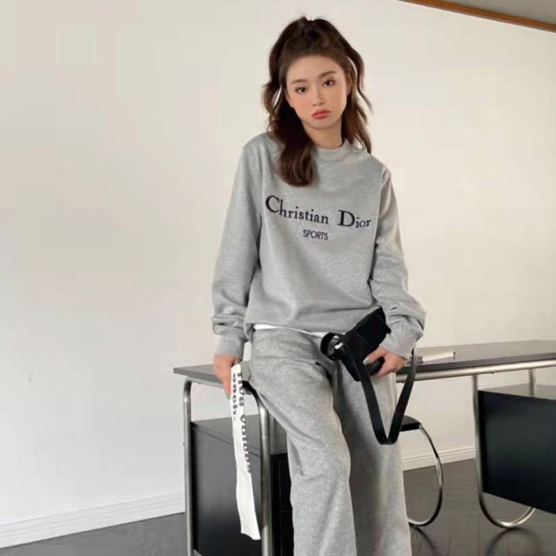 21AW New Dior Oversized Sweatshirt Replica 2 Colors del19989