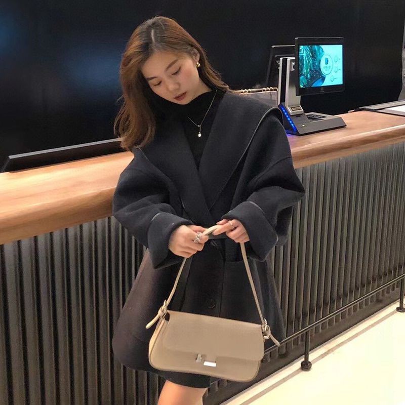 21AW New Max Mara 101801 Icon Coat Replica Black mar23475 21AW New Max Mara 101801 Icon Coat Replica Black mar23475