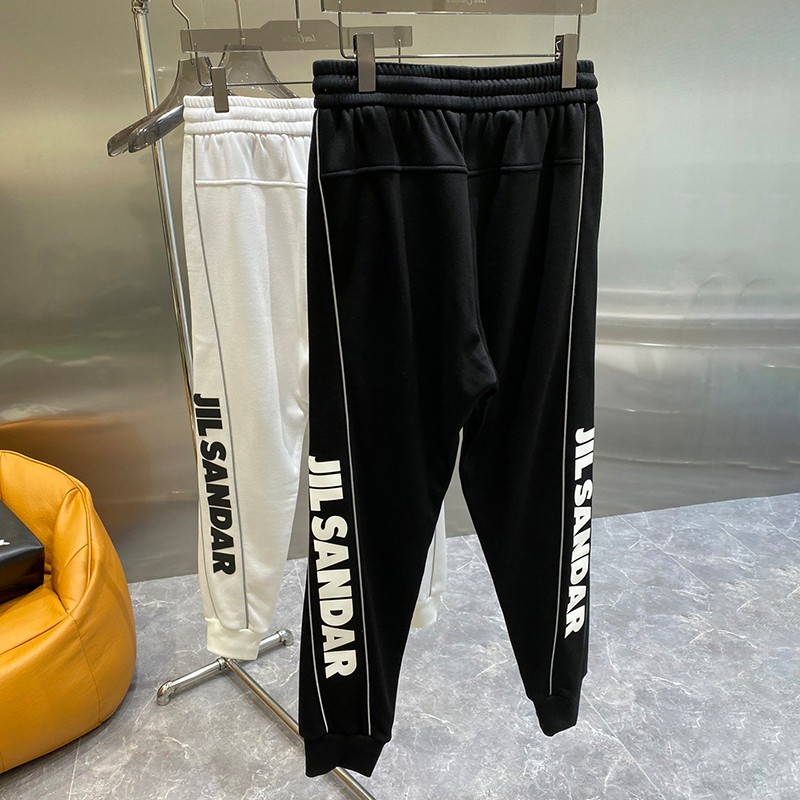 Eye-catching colors Jil Sander pants replica Monogram★Cotton sweatpants 2 colors Jis42218