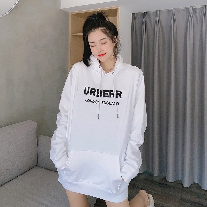 Very popular!! New color Burberry oversized logo print hoodie copy Baw75084