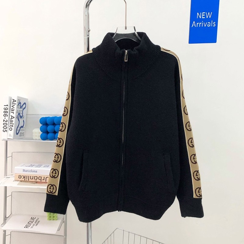 No.1 Popular Gucci Hooded Cotton Jersey Sweatshirt Copy Grey gux95822