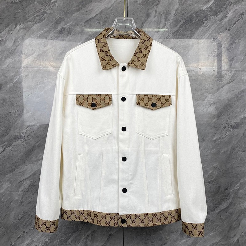 Eye-catching color Gucci GG canvas jacket gug29472