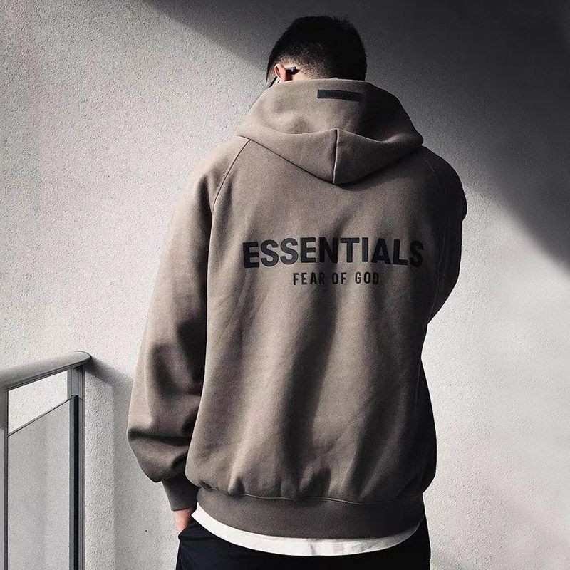 Essentials Hoodie Fear of God Brown fiu43171