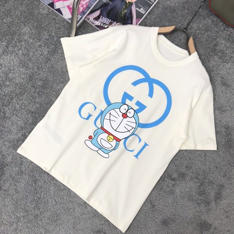 Very popular! Gucci x Doraemon fake ★ collaboration ★ oversized T-shirt gur56176