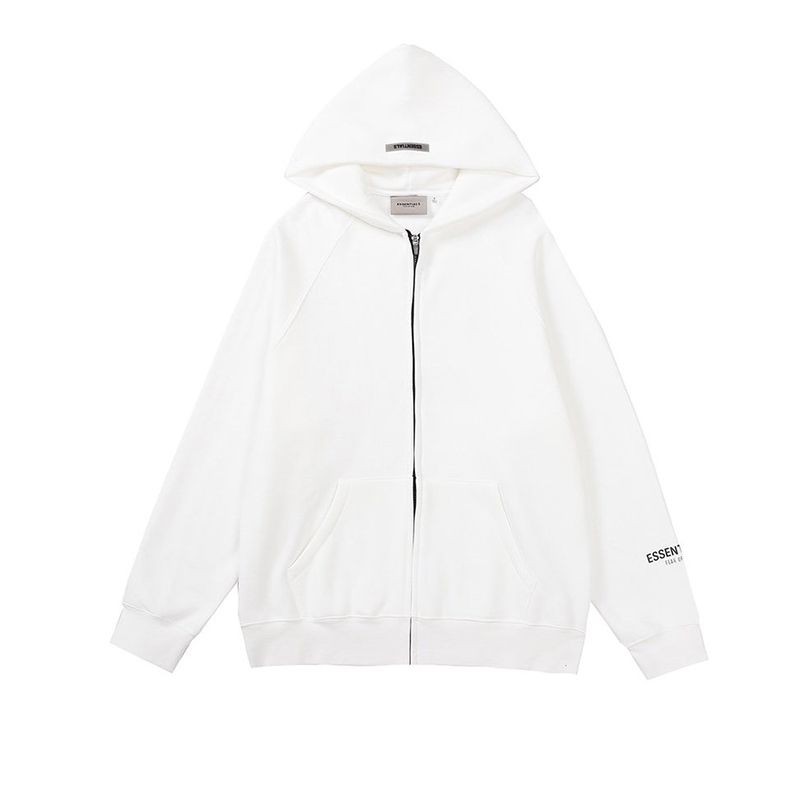 Cute Fear of God Replica Essentials Hoodie White fiq22977