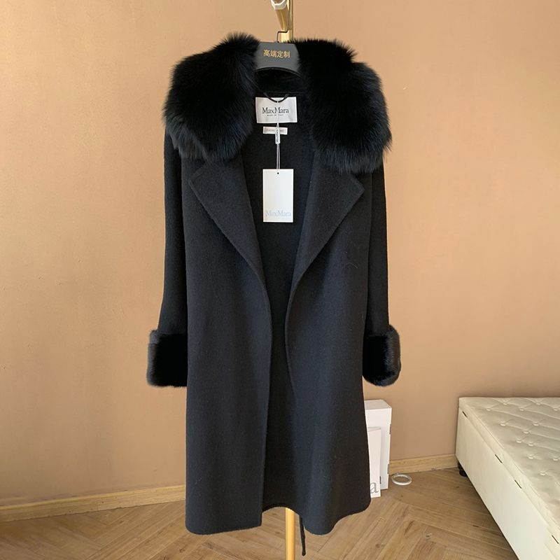 ★Popular in Japan! Max Mara Pure Cashmere Coat Replica Black mau79681 ★Popular in Japan! Max Mara Pure Cashmere Coat Replica Black mau79681