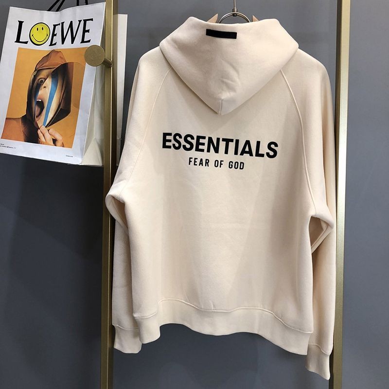 21AW New Fear of God ESSENTIALS Hoodie Copy Beige fiy57363