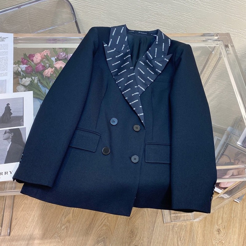 New on sale ◆ Jil Sander jacket replica ◆ Wool blend single-breasted tailored blazer Jit91089 New on sale ◆ Jil Sander jacket replica ◆ Wool blend single-breasted tailored blazer Jit91089