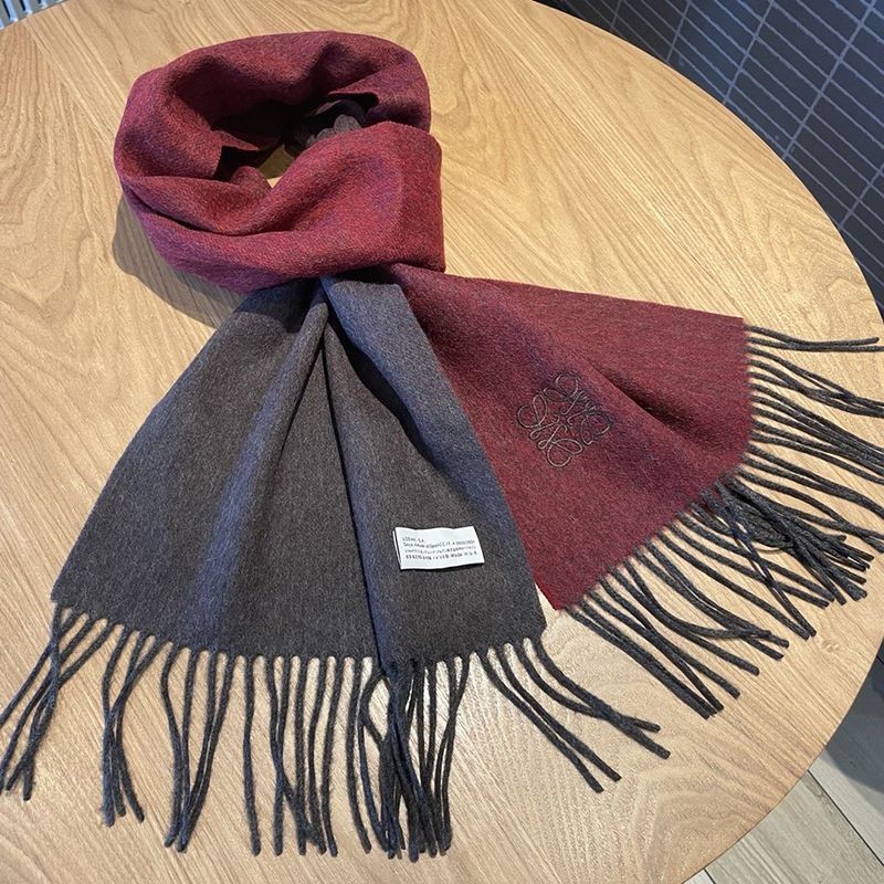 The hottest topic! Loewe replica gradient scarf (wool & cashmere) loe07598