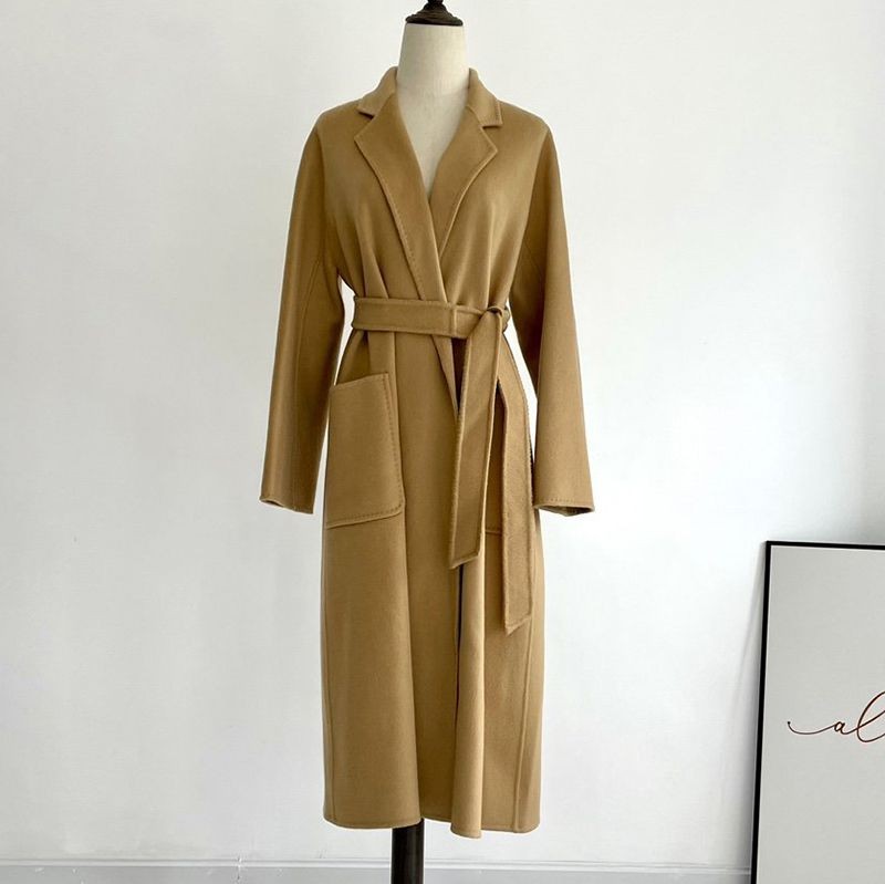 Extremely rare! Max Mara fake Ludmila cashmere coat khaki map80298 Extremely rare! Max Mara fake Ludmila cashmere coat khaki map80298