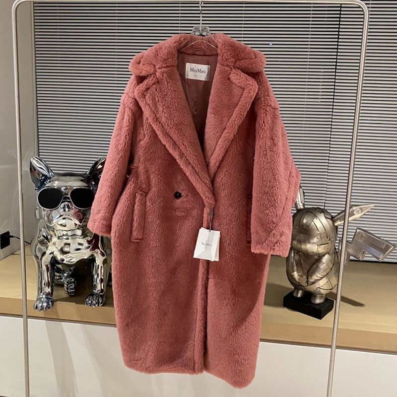 Free shipping Max Mara Teddy Bear Icon Coat Replica Pink mat33900 Free shipping Max Mara Teddy Bear Icon Coat Replica Pink mat33900