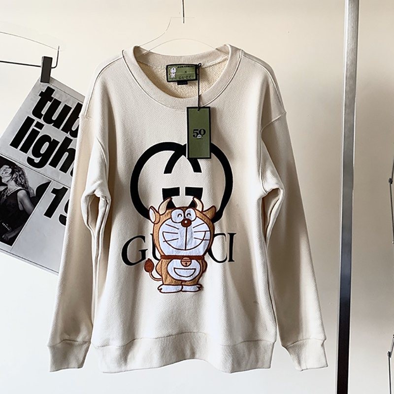 Very popular! Gucci x Doraemon fake cotton sweatshirt guo88410