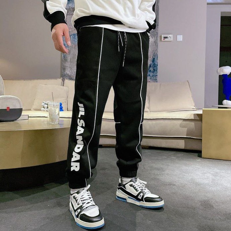 Sure to sell out: Jil Sander pants replica Monogram cotton sweatpants Jiz69992