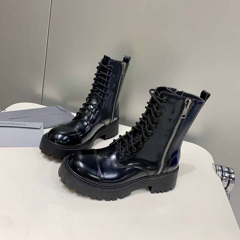 ●Free shipping●Balenciaga leather shoes replica●TRACTOR 65MM lace-up derby baa13302