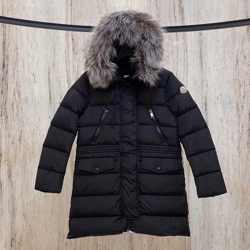 Moncler long down jacket not available in Japan, black, fake, moq53993