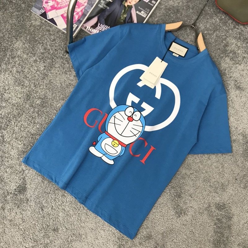 Very popular all over the world? Gucci x Doraemon copy ★ collaboration ★ oversized T-shirt gut14628