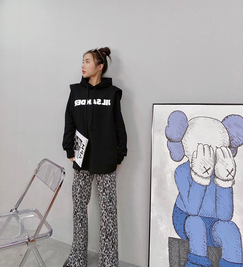 Very popular all over the world? Fake Jil Sander hoodie with embroidered logo sweatshirt Jij64998