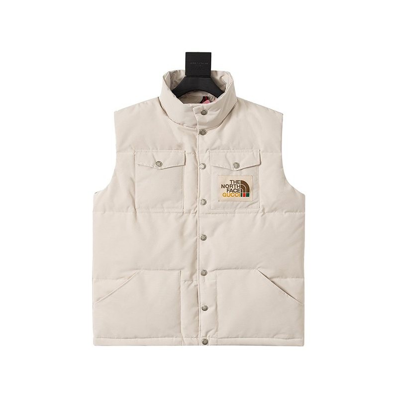 Cute Gucci x North Face down vest replica guv25253