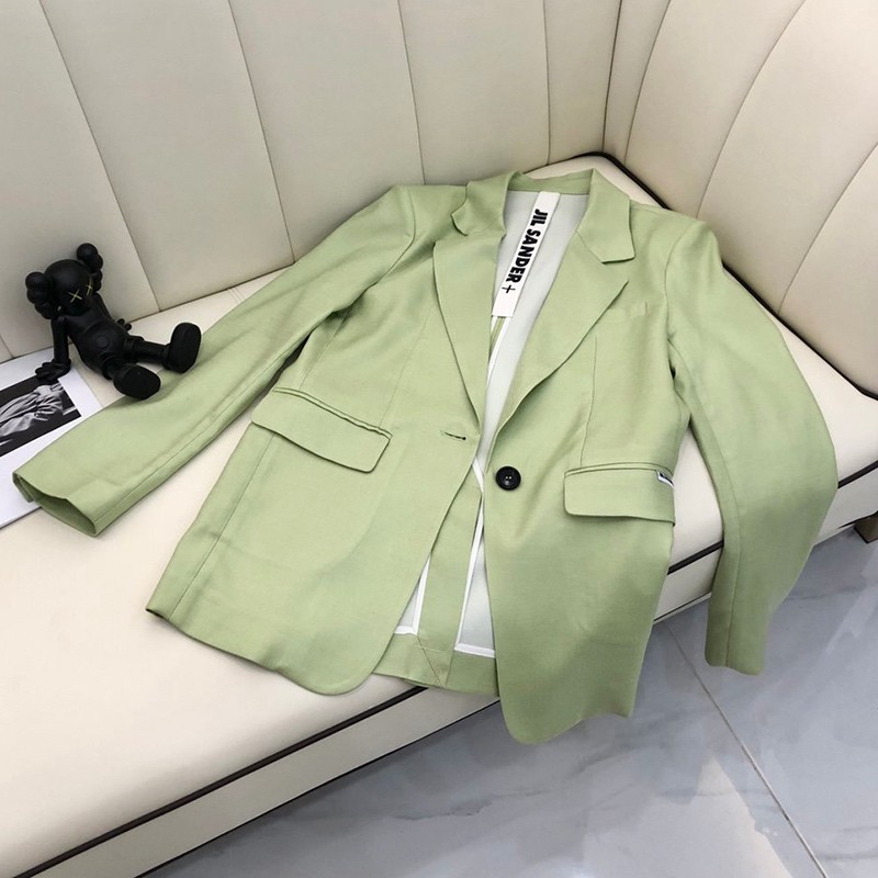 The rising popularity of Jil Sander jackets ◆ Wool blend single-breasted tailored blazer Jiv15227 The rising popularity of Jil Sander jackets ◆ Wool blend single-breasted tailored blazer Jiv15227