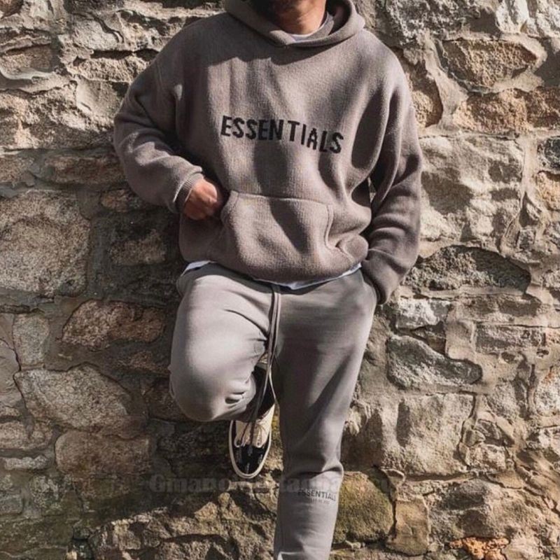 [Not available in Japan] Fear of God Fake Essentials Knit Hooded Jumper fit99438