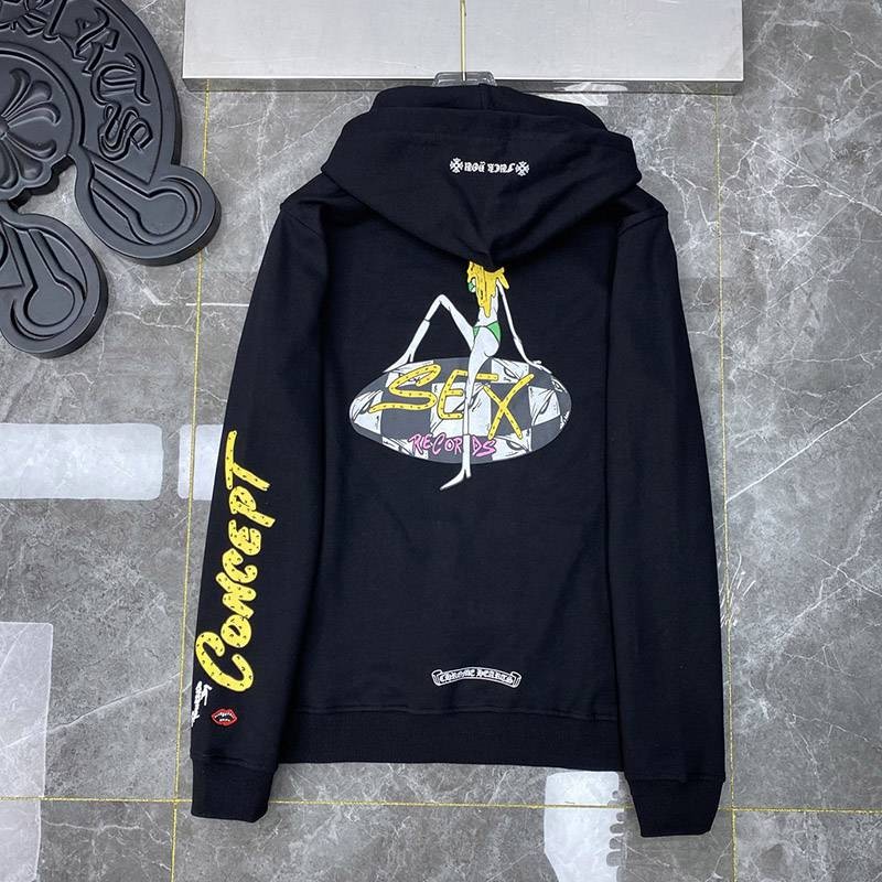 Hard to find, rare! Chrome Hearts x Matty Boy Sex Records hoodie copy Kuc39332