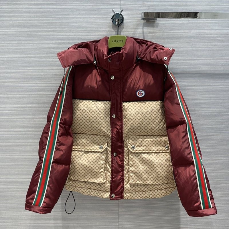 Very popular: Gucci GG motif quilted nylon jacket guo24781