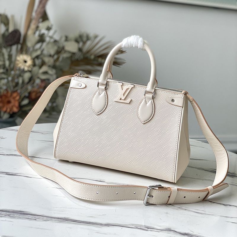 21-22AW Louis Vuitton Grenelle Tote PM Copy Epi Beige M56781