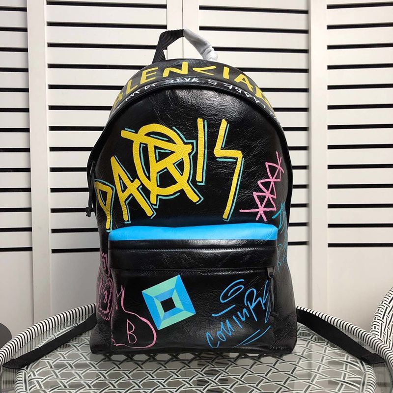 [Immediate delivery] ★Balenciaga backpack replica★Explorer Graffiti Arena★Backpack bam20212