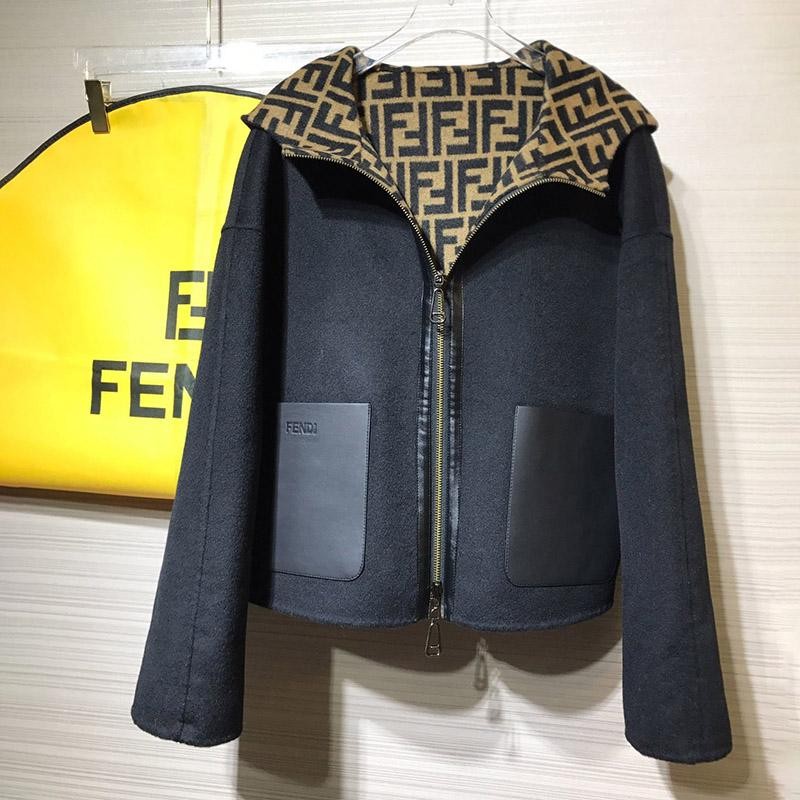 Tax and shipping included 21AW [Fendi] FF reversible hoodie hoodie fake feo16546