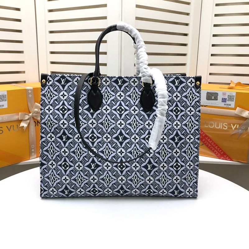 No customs duties? Louis Vuitton On the Go GM Replica Since 1854 Monogram Flower M57207